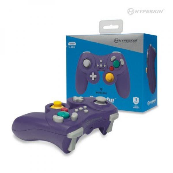 WiiU Wii Controller - Procube Gamecube style pro wireless controller (3rd) NEW Hyperkin - Purple