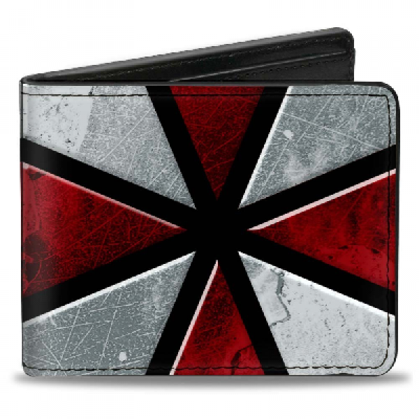 Gamer Wallet - Resident Evil - bifold wallet - Umbrella - black red white - NEW