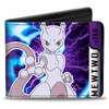 Gamer Wallet - Nintendo - Pokemon - bifold - mewtwo charged pose - Pokemon 150 - NEW