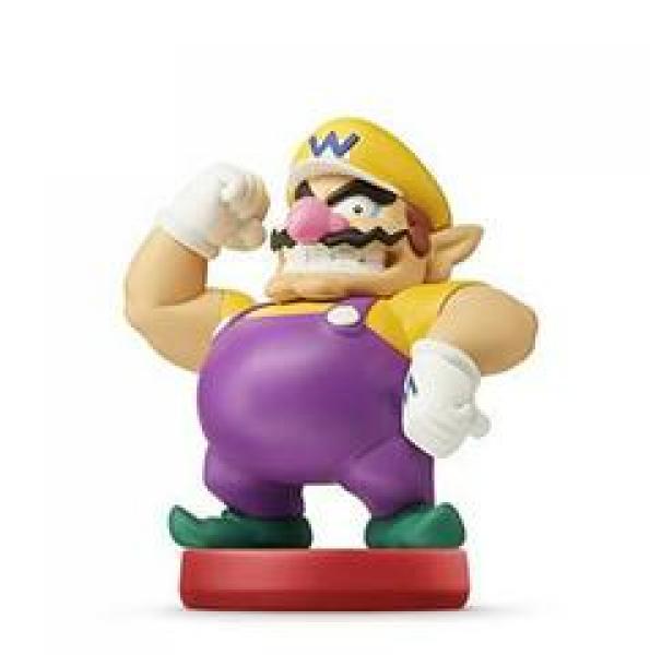 Amiibo - Red Base - Wario - Super Mario - Wario flexing his muscles - USED