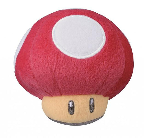 Plush - Nintendo - Super Mario - Mushroom - Red - 5 in