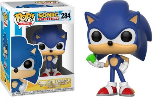 Gamer Toys - Action Figure - POP Vinyl - Sonic the Hedgehog - Sonic with Emerald
