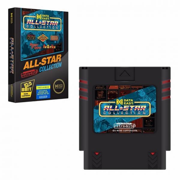 NES Data East All Star Collection - 5 game pack - Bad Dudes - Side Pocket - Ring King - Buggy Popper - Burgertime - NEW and SEALED