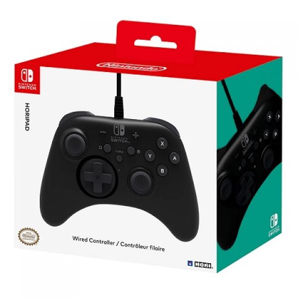 NS Switch Controller (3rd) Wired - HORI - black - NEW