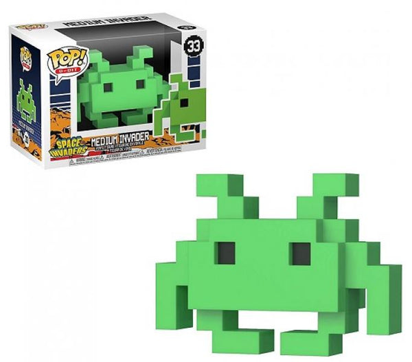 Gamer Toys - Action Figure - POP Vinyl - Space Invaders - Medium Invader - Green - NEW