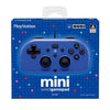 PS4 HORI Mini Wired Gamepad - BLUE - USED