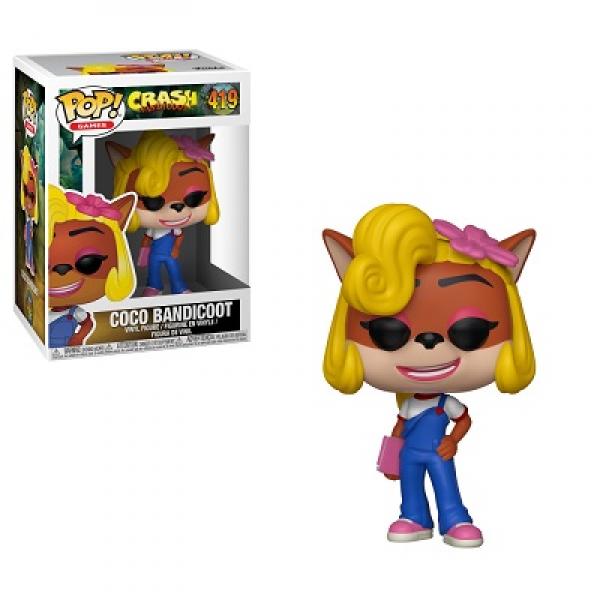 Gamer Toys - Action Figure - POP Vinyl - 419 - Crash Bandicoot - Coco Bandicoot
