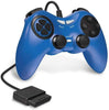 PS2 Controller (3rd) - Dual Shock PS1 PS2 - Armor 3 - Hyperkin - Blue - NEW