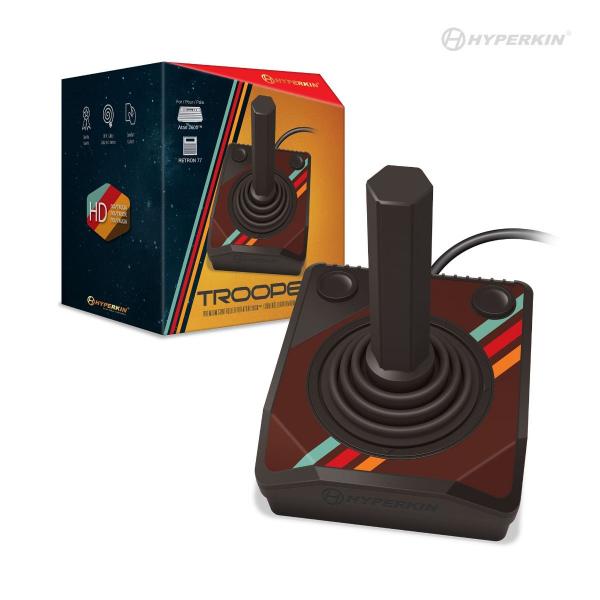 A26 Atari Joystick (3rd) Trooper - NEW - Hyperkin