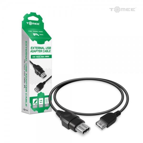 XBOX USB External Adapter input cable to add USB Flash drive to XBOX console controller ports (3rd) NEW - Tomee