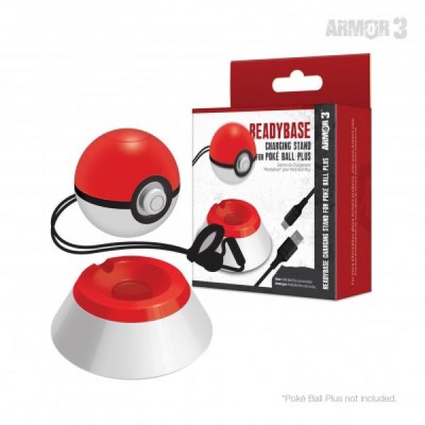 NS Readybase Charging Stand for Pokeball plus - Armor3 - Hyperkin - NEW