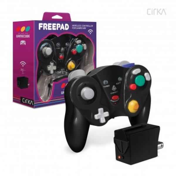 GC Wireless Controller (3rd) NEW - Cirka FREEPAD - Hyperkin - Black