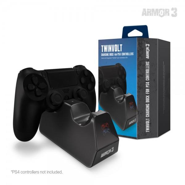 PS4 Twinvolt Charging Dock for 2 PS4 Controllers (3rd) Armor3 Hyperkin - NEW
