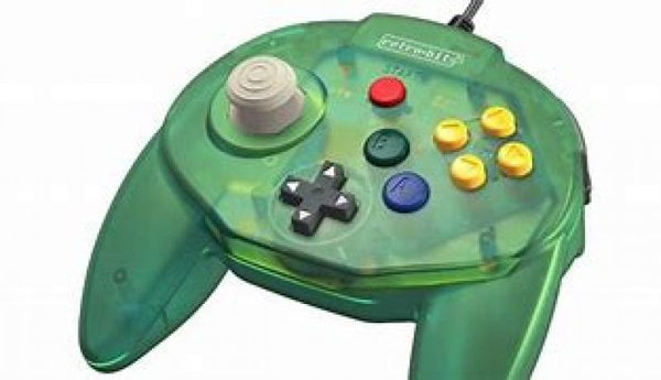 N64 Controller (3rd) Tribute - Retrobit - NEW - Transparent - Forest GREEN