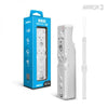 Wii Remote Controller - WITH motion plus (3rd) - NEW - Nuwave Armor 3 - WHITE