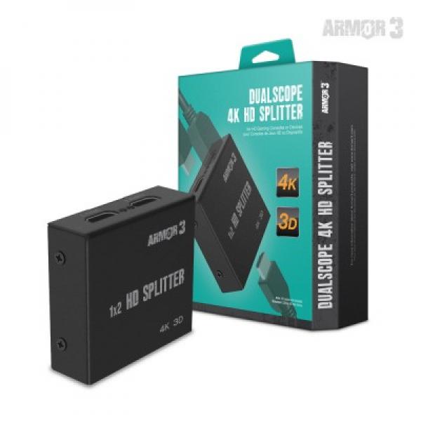 Z HDMI Splitter (3rd) 4K and 3D capable HD signal splitter 1x2 - Armor 3 Hyperkin - NEW