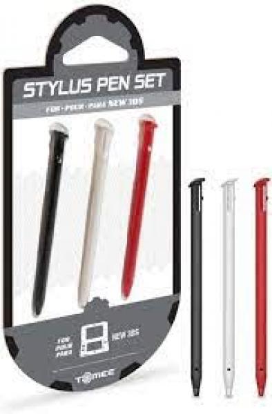 NDS 3DS Stylus Pen Set for NEW 3DS consoles - 3 pack - (3rd) Tomee - NEW