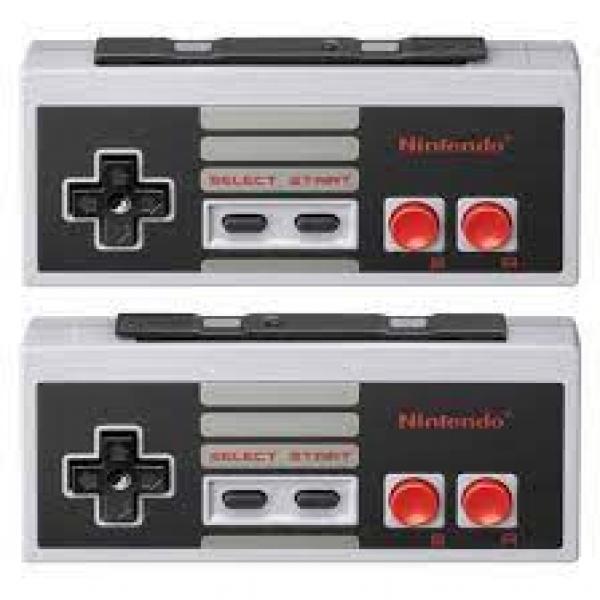 NS Nintendo Switch - NES Style Joy Con Wireless Controller (1st) - set of 2 - Used