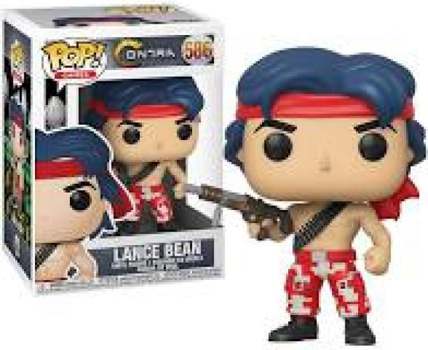 Gamer Toys - Action Figure - POP Vinyl - 586 - Contra - Lance Bean - red bandana - NEW