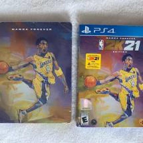 PS4 NBA 2K21 - Mamba Forever Edition - Steelbook, Slip Cover, and Game - DLC MAY NOT BE INCLUDED