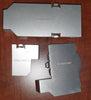 Repair Part - GC Nintendo Gamecube - Expansion port cover lids - COMPLETE SET OF 3 - USED - Platinum