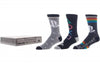 Gamer Gear - Playstation - Sony Playstation logo socks - 3 pack in PS1 box - CREW socks