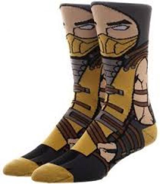 Gamer Gear - Mortal Kombat - Scorpion - CREW socks - character collection