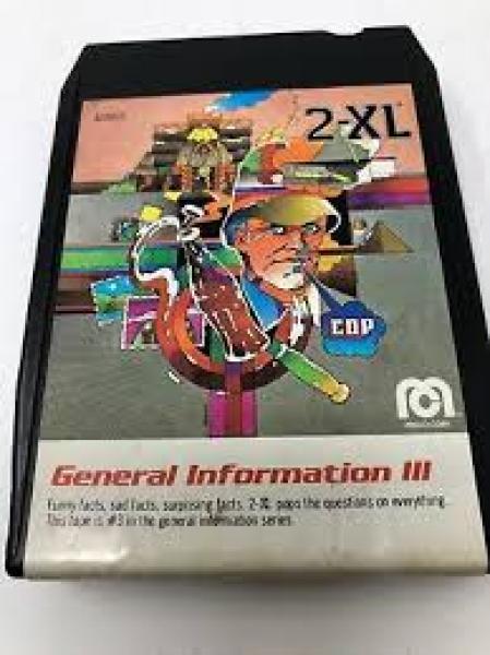 2XL - 8 Track Game - General Information III 3 - USED