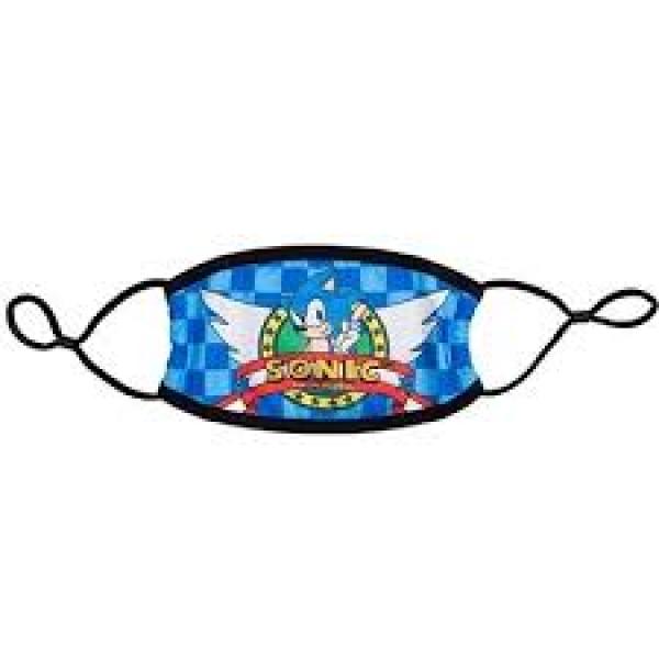 Gamer Gear - FACE MASK - 1-pack - Sonic the Hedgehog - Logo - NEW