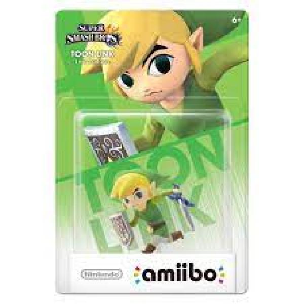 Amiibo - Gold Smash Base - Toon Link - Wind Waker - Child toon version of the green tunic wearing hero running - BRAND NEW and SEALED