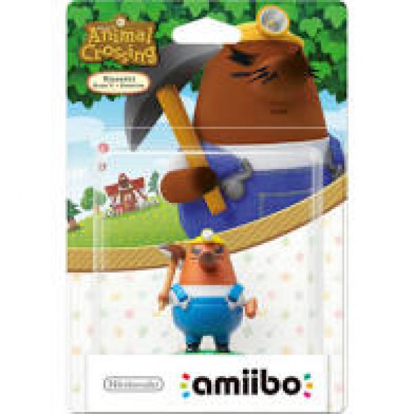Amiibo - Brown Animal Crossing Base – Resetti - Animal Crossing - angry brown mole with a pick - BRAND NEW and SEALED