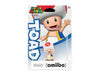 Amiibo - Red Base - Toad - Super Mario Bros - Noseless mushroom man with a white and red dotted Toadstool Hat - NEW