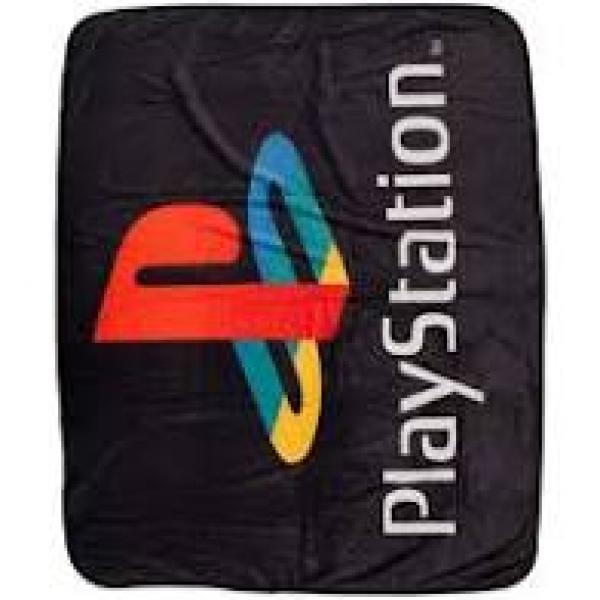 Gamer Gear - Plush Throw Blanket - 45in x 60in - Playstation - PS logo - NEW