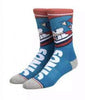 Gamer Gear - Sega - Sonic the Hedgehog - CREW socks - red white and blue - NEW