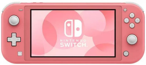 NS F Nintendo Switch LITE System HW - Coral Pink - USED CORE SYSTEM ONLY - NO DOCK OR ACC - ONLY CHARGE CABLE INCLUDED - USED