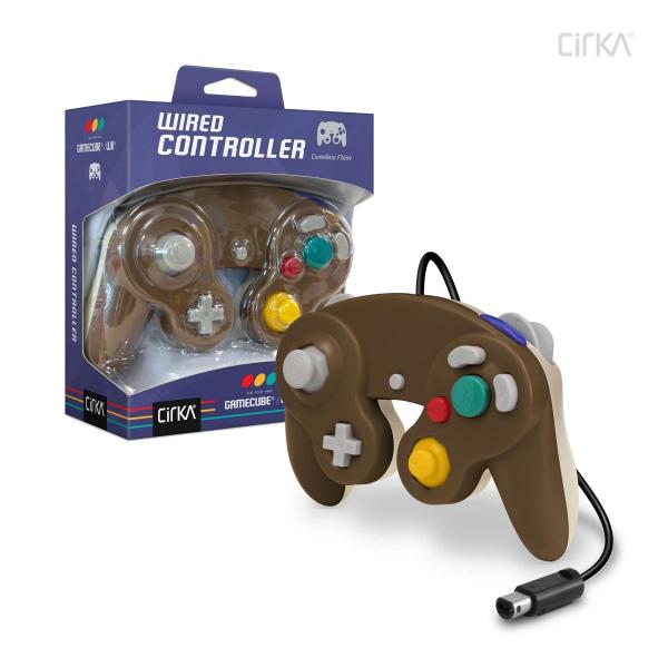 GC Controller (3rd) NEW - CirKa - Classic Controller - Brown Beige - NEW