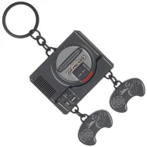 Keychain - SEGA Genesis console Keychain METAL - NEW