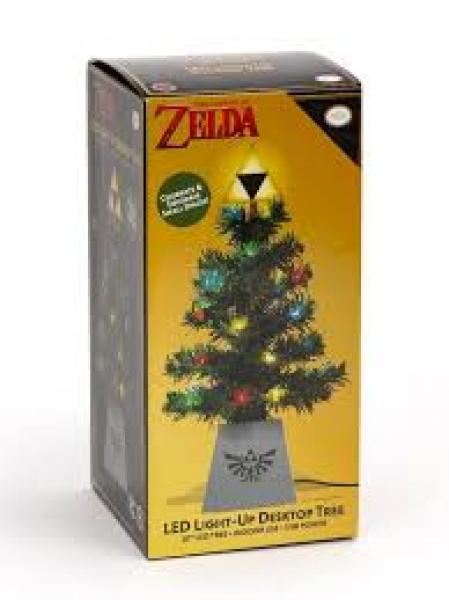 Gamer Toys - Holiday Desktop LED Tree - 10in - ZELDA - NEW