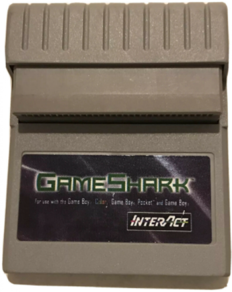 GB GBP Game Shark V2.1 - Grey - interact bottom right - USED