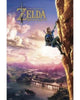 Gamer Gear - POSTER - 24x36 - flat frame-ready - Nintendo - Zelda - Breath of the Wild - Climbing