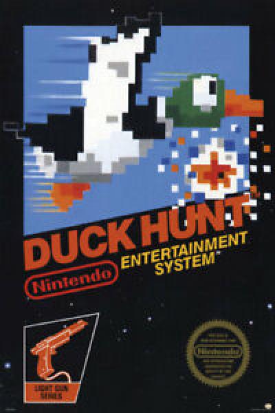 Gamer Gear - POSTER - 24x36 - flat frame-ready - Nintendo - Duck Hunt cover