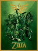 Gamer Gear - POSTER - 24x36 - flat frame-ready - Nintendo - Zelda - Links