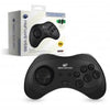 SAT Controller (1st) SEGA Retrobit - Wireless 2.4G - with SAT and PC USB adapters included  - Black - NEW