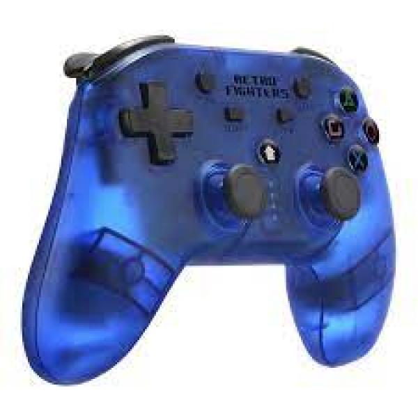 PS2 PS1 PS3 NS USB PC - Playstation style Controller (3rd) WIRELESS Defender - Retro Fighters - NEW - Blue