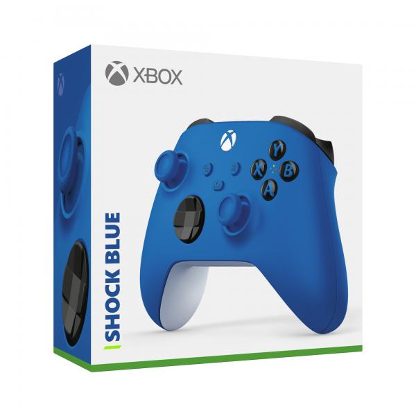 XSX XB1 PC USB - Xbox Controller (1st) Wireless - works on both XSX and XB1 - AA Batteries - Shock Blue - NEW