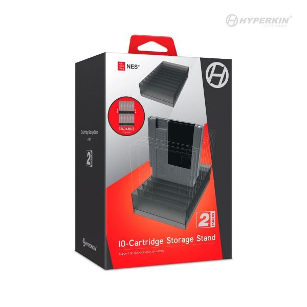 NES Storage Case (3rd) Hyperkin - 10 cartridge holders - 2 pack - NEW