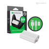 XSX XB1 Controller Battery Pack and cable - Game N Charge Battery kit - works on XB1 and XSX - Hyperkin - WHITE - NEW
