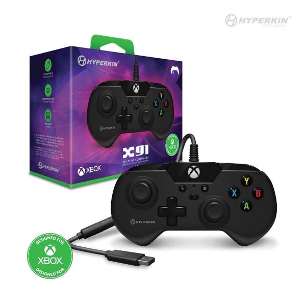 XSX XB1 PC USB Controller (3rd) Hyperkin X91 retro style controller - NEW - ICE Black