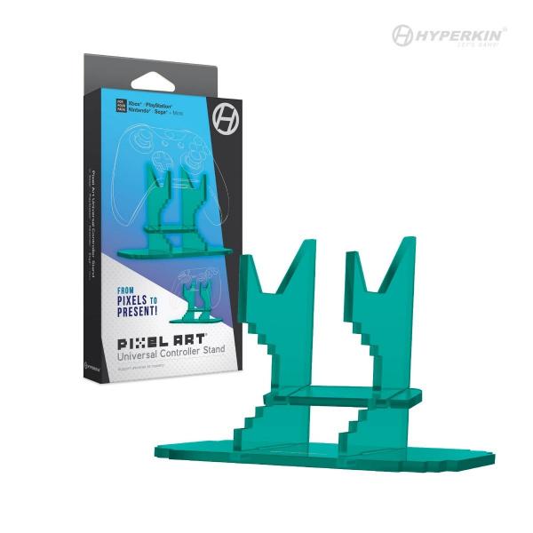 Z Universal PIXEL ART controller stand (3rd) Hyperkin - TEAL Blue Green - NEW