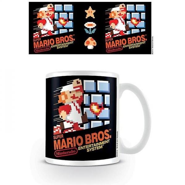 Z Novelty Mug - 15oz - Nintendo - Super Mario - NES Cover - NEW